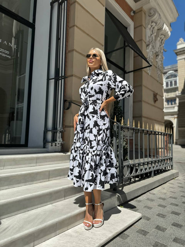 Marigold Floral Dress