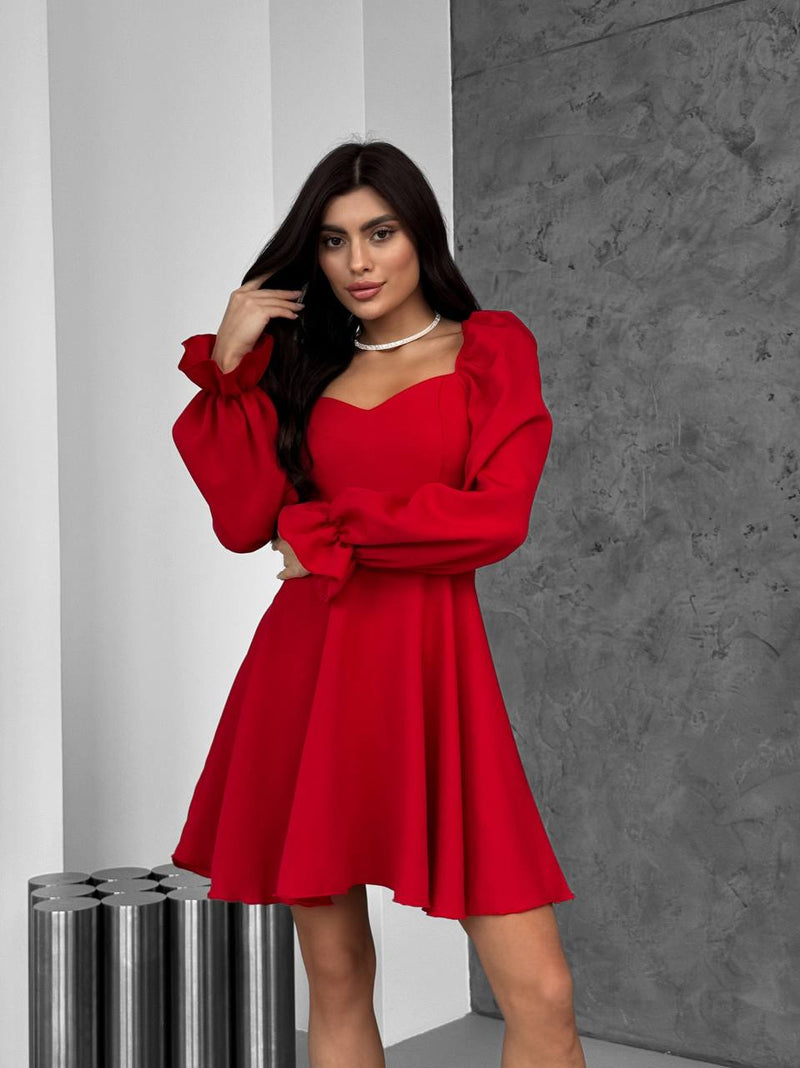 Maeve Cocktail Dress Red