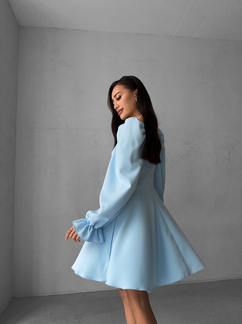 Maeve Cocktail Dress Baby Blue