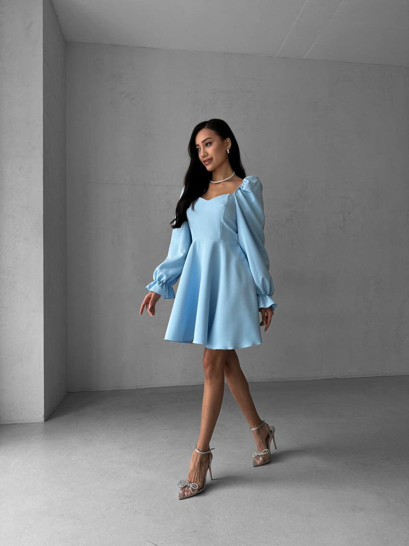 Maeve Cocktail Dress Baby Blue