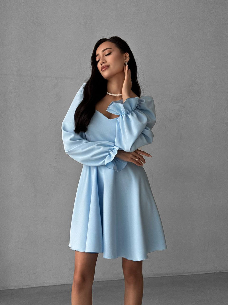 Maeve Cocktail Dress Baby Blue