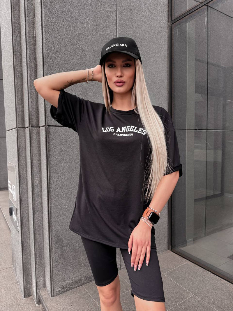 Loose Tee + Bike Shorts