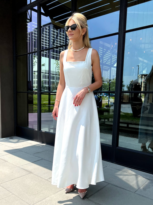 Lina White Dress