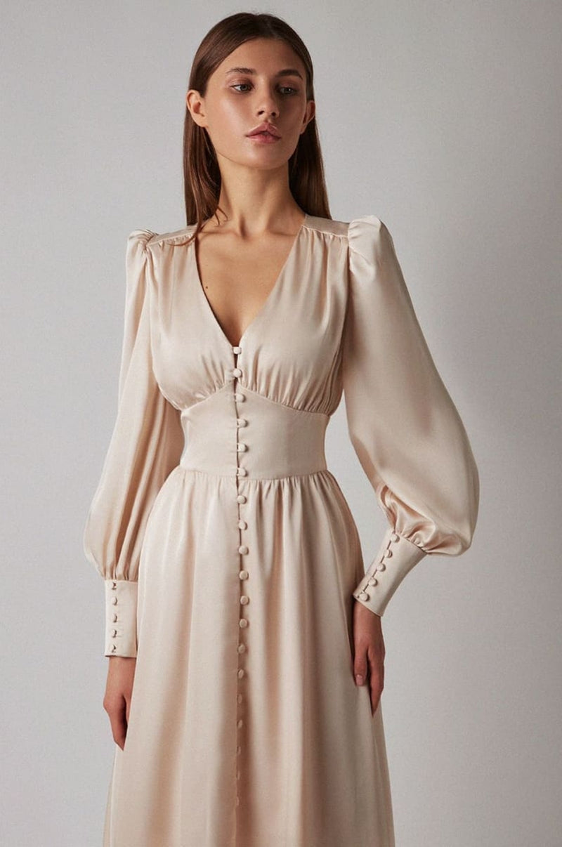 Ada Silk Elegant Dress