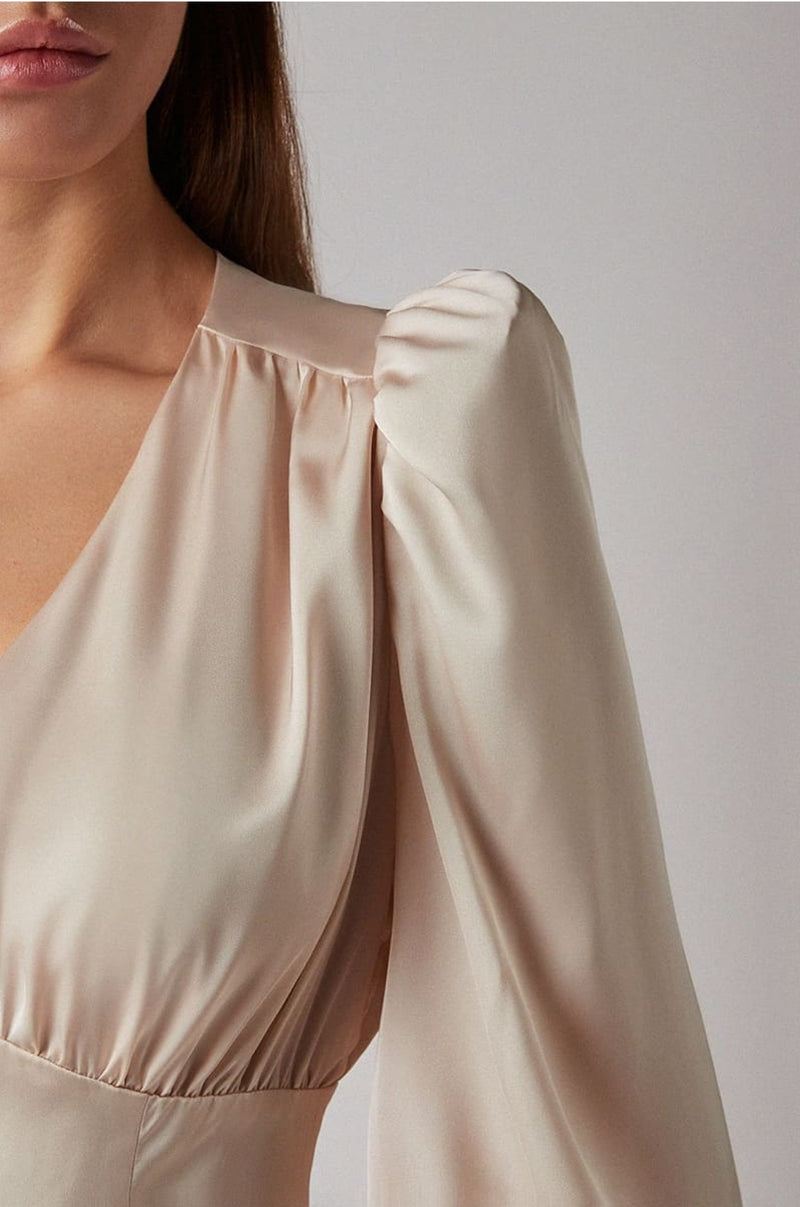 Ada Silk Elegant Dress